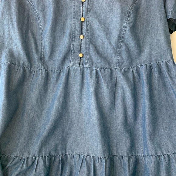 Denim Button-Up Dress - Picture 5 of 5